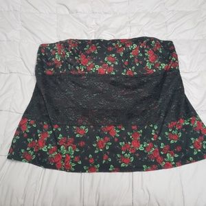 Torrid strapless top
